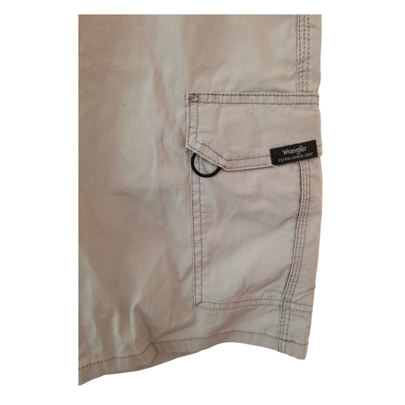 Wrangler Cargo Men's‎ Shorts Gray Size 34 Inseam 10 in - Picture 7 of 12